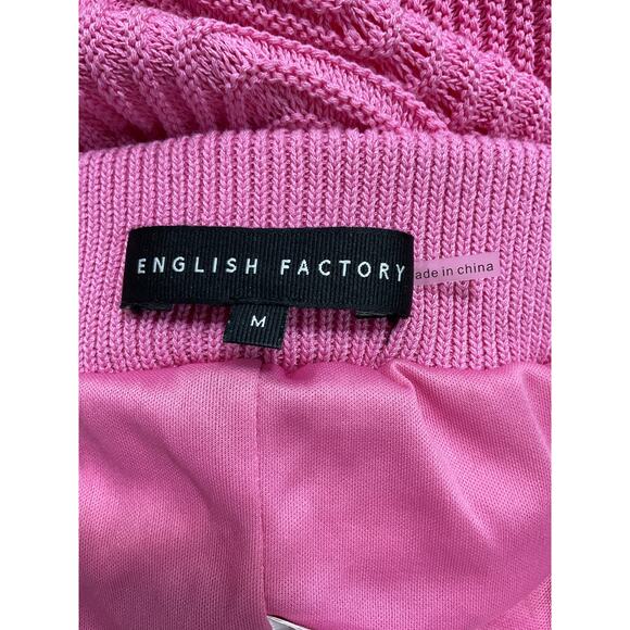 English Factory 'Wavy' Pink Knit Pants Size M - Picture 4 of 5